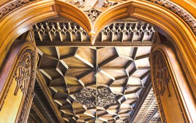 Decorated Wood Vault Ceilings In The Old Castle